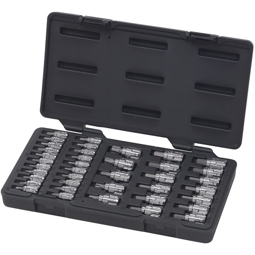 Pass-Thru SAE/Metric Bit Socket Set, Hex/Phillips/Slot/Torx&reg;, 1/4"/3/8" Drive, 39 Pcs Toolneeds Inc.