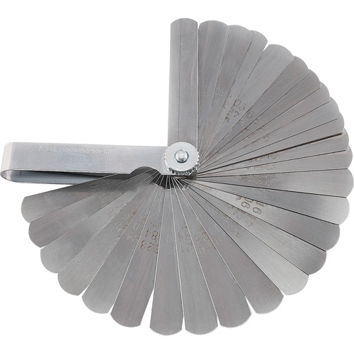 Jauge d&eacute;paisseur SAE/m&eacute;trique de luxe 32 lames Toolneeds Inc.