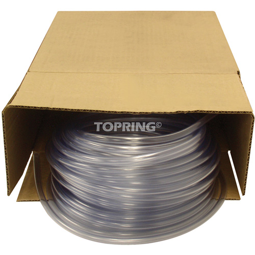 Tube, Air/Eau, 0,625" DE x 100' lo, PVC, Transparent, 30 psi @ 20°C Toolneeds Inc.