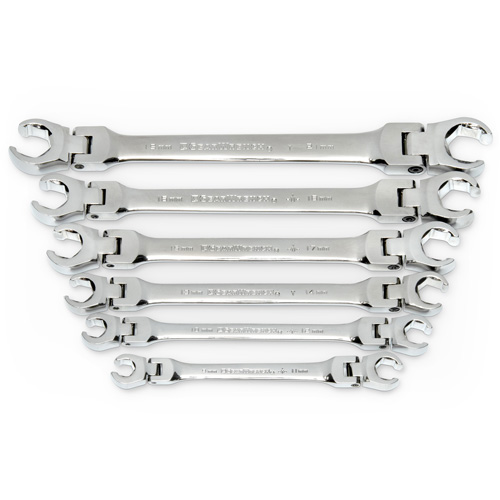 Wrench Set, Flare Nut/Flex Head, 6 Pieces, Metric Toolneeds Inc.