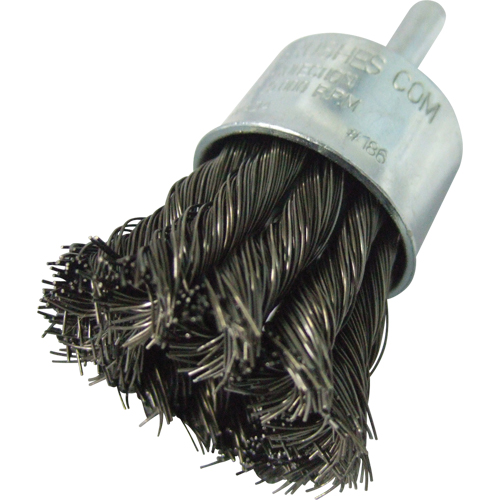 Knotted Wire End Brushes, 1" Dia., 0.014" Wire Dia., 1/4" Shank Toolneeds Inc.