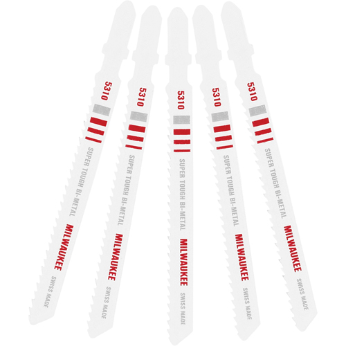 Lame de scie sauteuse, Bim&eacute;tal, Tige en T, 4" lo, 10 dents par pouce Toolneeds Inc.