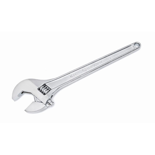 Adjustable Tapered Handle Wrench - Carded, 15" L, 1-11/16"/43 mm Max Width, Chrome/Polished Toolneeds Inc.