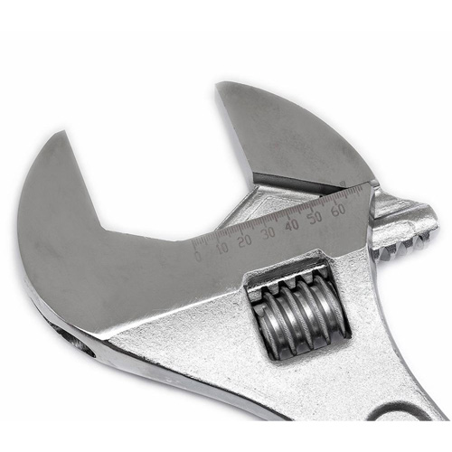 Adjustable Tapered Handle Wrench - Carded, 24" L, 2-7/16"/62 mm Max Width, Chrome/Polished Toolneeds Inc.