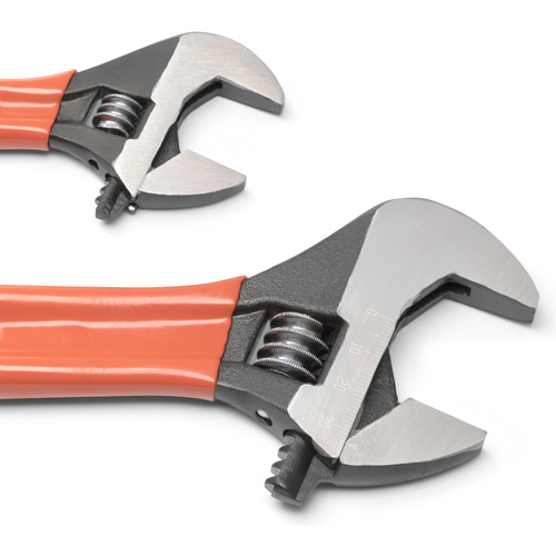 Black Oxide Wrench Set with Cushion Grips, Adjustable, 2 Pieces, Imperial and Metric Toolneeds Inc.