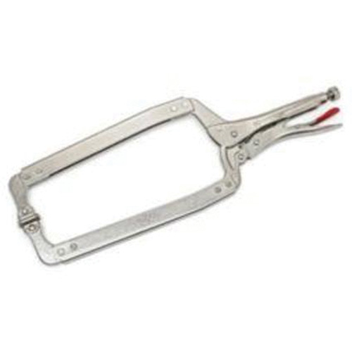 Pince-&eacute;tau en C avec plaquettes pivotantes, Longueur 18", Pinces serre-joints Toolneeds Inc.