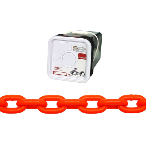 High Test Chain, Carbon Steel, 5/16" x 60' (18.3 m) L, Grade 43, 3900 lbs. (1.95 tons) Load Capacity Toolneeds Inc.