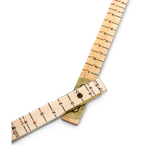 R&egrave;gle de maçon surdimensionn&eacute; Red End, 6' lo, Bois, Graduations de 1/16" Toolneeds Inc.