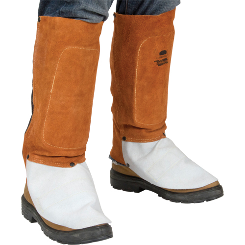 Leather Spats, 14" L, Lava Brown Toolneeds Inc.