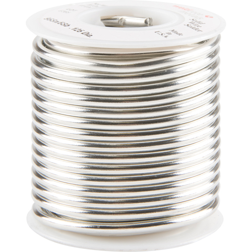 Common Solder, Lead-Free, 95% Tin 5% Antimony, Solid Core, 0.125" Dia. Toolneeds Inc.