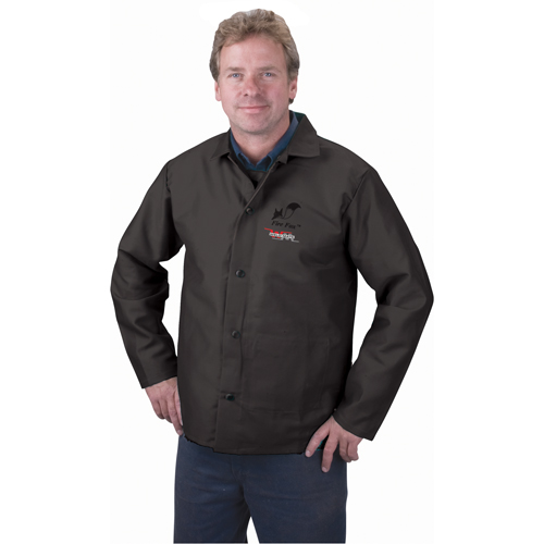 Veste ignifug&eacute;e, Coton, 4T-Grand, Noir Toolneeds Inc.