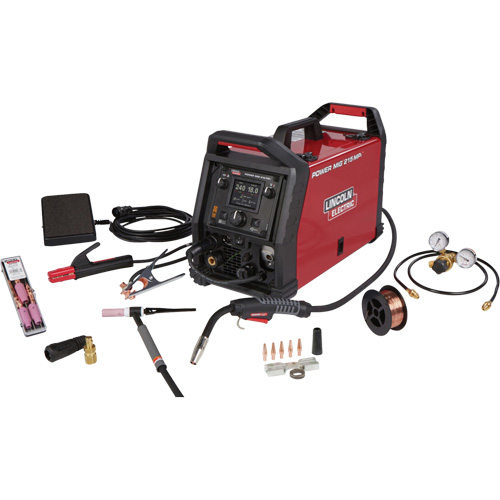 POWER MIG&reg; 215 MPi Multi-Process Welder TIG One-Pak&reg;, 120 V/230 V, 1 Ph, 60 Hz Toolneeds Inc.