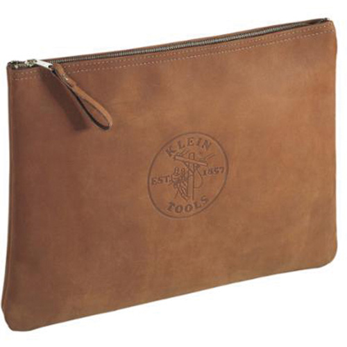 Sac &agrave; fermeture &agrave; glissi&egrave;re de portfolio en cuir pour entrepreneur, Porte-outil, Cuir, 1 Poches Toolneeds Inc.