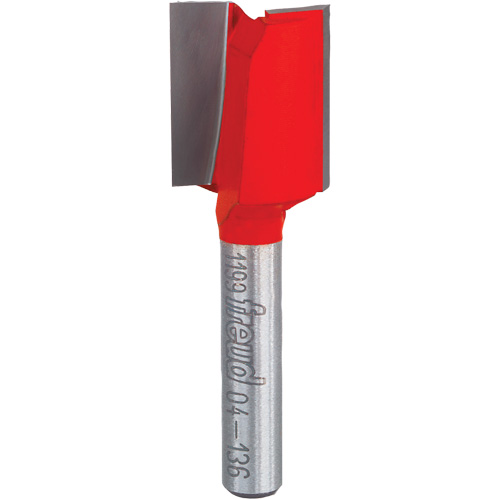 Router Bit - Double Flute Straight Bit, 5/8" Dia., 7/8" H, 2-1/8" L, 1/4" Shank Toolneeds Inc.
