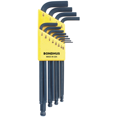 Balldrive L-Style Hex Key Set, 12 Pcs. Toolneeds Inc.