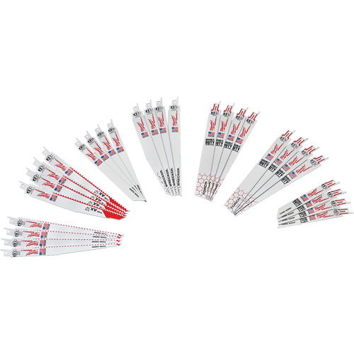 Jeu de lames de d&eacute;molition et &agrave; trait de scie &eacute;troit Sawzall Toolneeds Inc.
