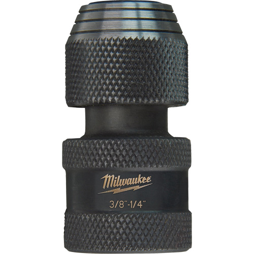 Shockwave Impact Driver Square to Hex Socket Adapter, Impact, 1/4" Drive, 3/8" Socket, 1.875" L Toolneeds Inc.