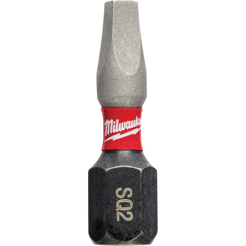 Foret &agrave; chocs Shockwave, Carr&eacute;e, #2, Prise 1/4" Toolneeds Inc.