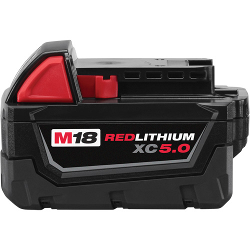 Bloc-piles &agrave; capacit&eacute; &eacute;tendue M18 Redlithium XC5.0 , Lithium-ion, 18 V, 5 A Toolneeds Inc.