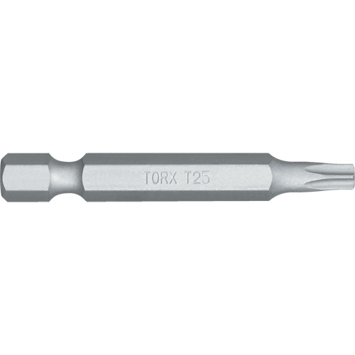 Screwdriver Bit, Torx, T-25 Tip, 1/4" Drive Size, 4-4/5" Length Toolneeds Inc.