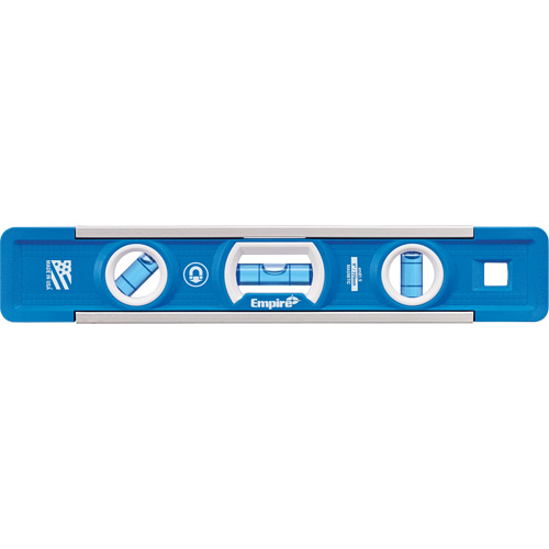 True Blue&reg; Torpedo Level, 9" L, Aluminum, 3 Vials, Magnetic Toolneeds Inc.