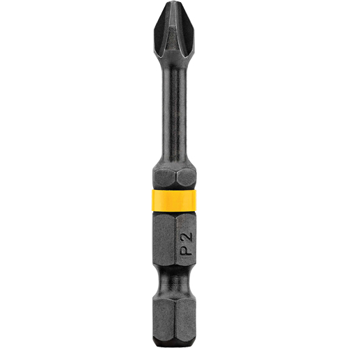 Embout Impact Ready no 2 Phillips 2' de Dewalt, Phillips, Embout #2, Prise 1/4", Longueur 2" Toolneeds Inc.