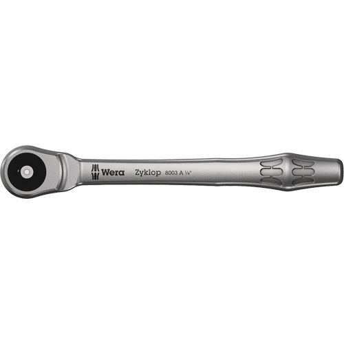 Zyklop Metal Ratchet 1/4 Push Through , 1/4" Drive, Plain Handle Toolneeds Inc.