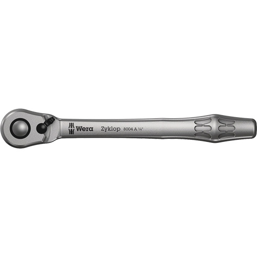 Zyklop Metal 1/4 Metal Ratchet with switch lever, 1/4" Drive, Plain Handle Toolneeds Inc.