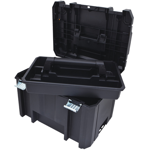 Coffre &agrave; outils profond TSTAK, 17-1/4" x 13" x 11-7/8", Noir Toolneeds Inc.