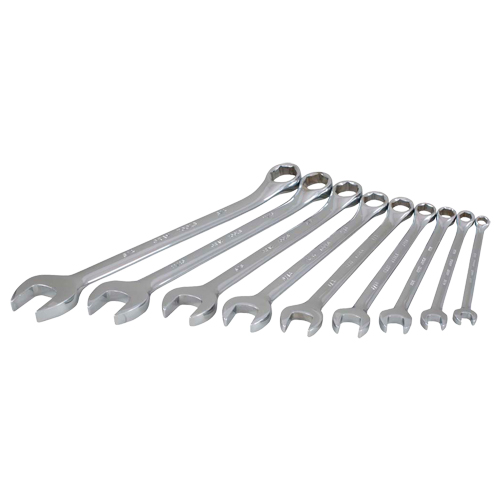 Wrench Set, Combination, 9 Pieces, Imperial Toolneeds Inc.