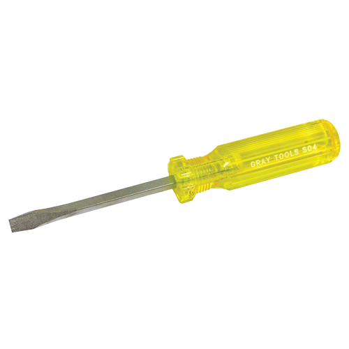 Tournevis fendu, 1/4", 8-1/4" lo, Prise Plastique Toolneeds Inc.