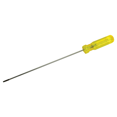 Tournevis &agrave; fente d'&eacute;lectricien, Tige de 1/8", Ronde, 11-1/2" lo, Prise en Plastique Toolneeds Inc.