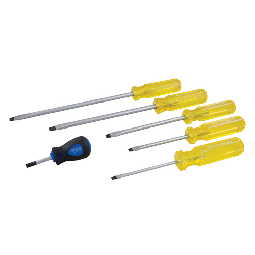 Slotted Screwdriver Set, 6 Pcs. Toolneeds Inc.