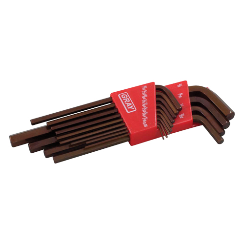 Long Arm Hex Key Set, 13 Pcs., Imperial Toolneeds Inc.