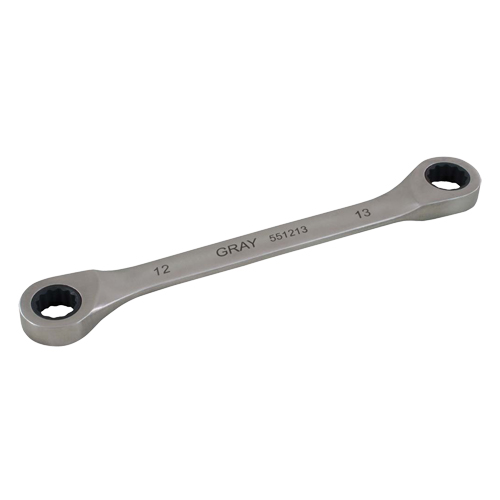 Cl&eacute; &agrave; cliquet polygonale double pour engrenage, 12 pans, 12 mm x 13 mm, Fini Ordinaire Toolneeds Inc.