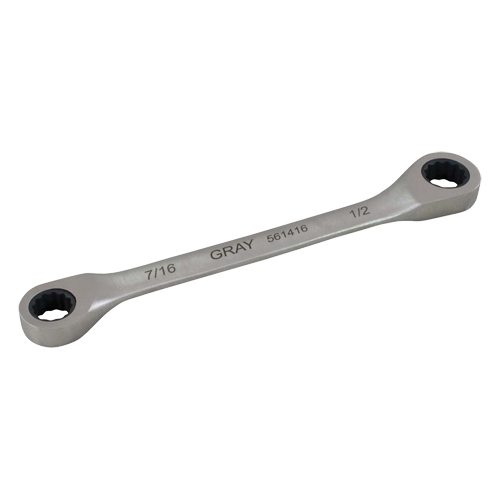Cl&eacute; &agrave; cliquet polygonale double pour engrenage, 12 pans, 5/16" x 3/8", Fini Ordinaire Toolneeds Inc.