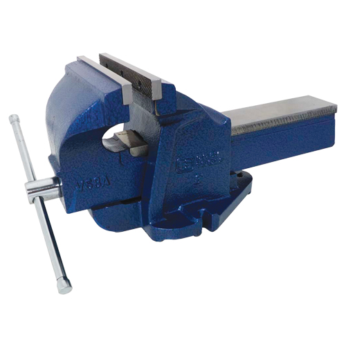Ductile Iron Mechanics Bench Vise, 8" Jaw Width, 4" Throat Depth Toolneeds Inc.
