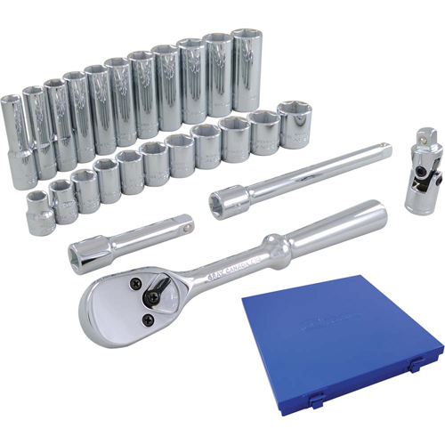 Jeu de douilles et accessoires, 26 Mcx, Prise de 3/8", Profond Toolneeds Inc.