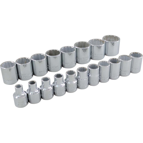 Jeu de douilles, 19 Mcx, Prise de 3/8" Toolneeds Inc.