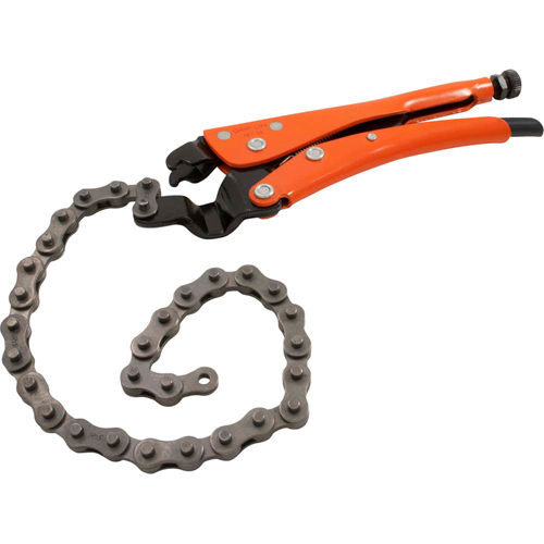 Locking Chain Clamp Pliers, 10" Length, Omnium Grip Toolneeds Inc.