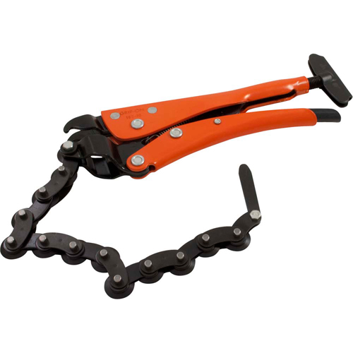 Locking Chain Clamp Pliers, 10-1/2" Length, Omnium Grip Toolneeds Inc.