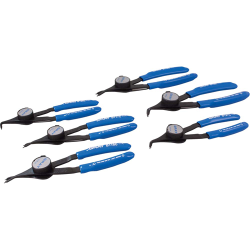 Ensembles de pinces transformables pour bagues de retenue - boîtier en plastique inclus, 6 Morcea Toolneeds Inc.