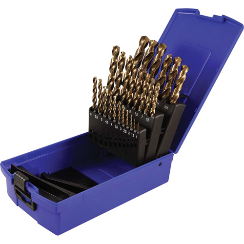 Drill Bit Set, 25 Pieces, High Speed Cobalt Toolneeds Inc.