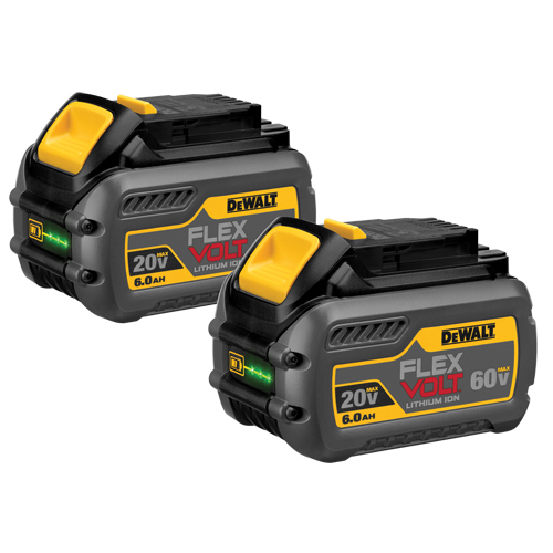 Blocs-piles FlexVolt, Lithium-ion, 60 V, 6 A Toolneeds Inc.