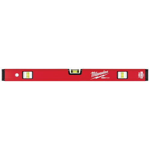 Redstick Compact Level, Box, 2' L, Steel, 3, Non-Magnetic Toolneeds Inc.