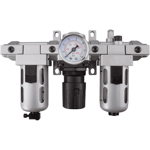 Modular Filter, Regulator & Lubricator (Gauge Included), 1/4" NPT Toolneeds Inc.