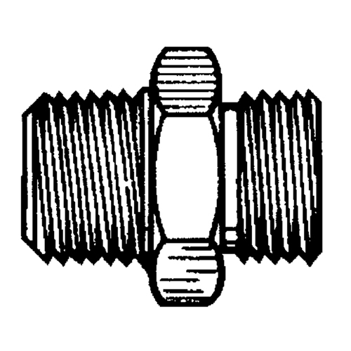 Reducer/Adapter Fitting, 1/4" x 1/8" Dia, Brass Toolneeds Inc.