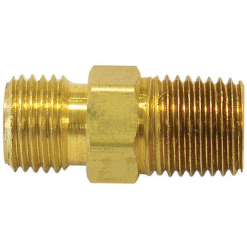 Reducer/Adapter Fitting, 3/8" x 1/4" Dia, Brass Toolneeds Inc.