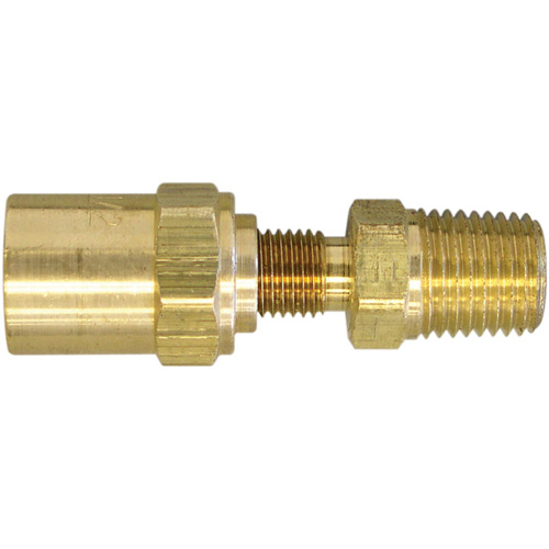 Raccord pour boyau r&eacute;utilisable filetage NPT 3/8", 11/16" dia., Laiton Toolneeds Inc.