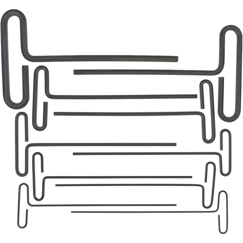 Loop T-Handle Hex Key Set, 10 Pcs., Imperial Toolneeds Inc.
